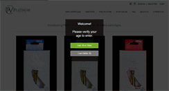 Desktop Screenshot of platinumvapepen.com